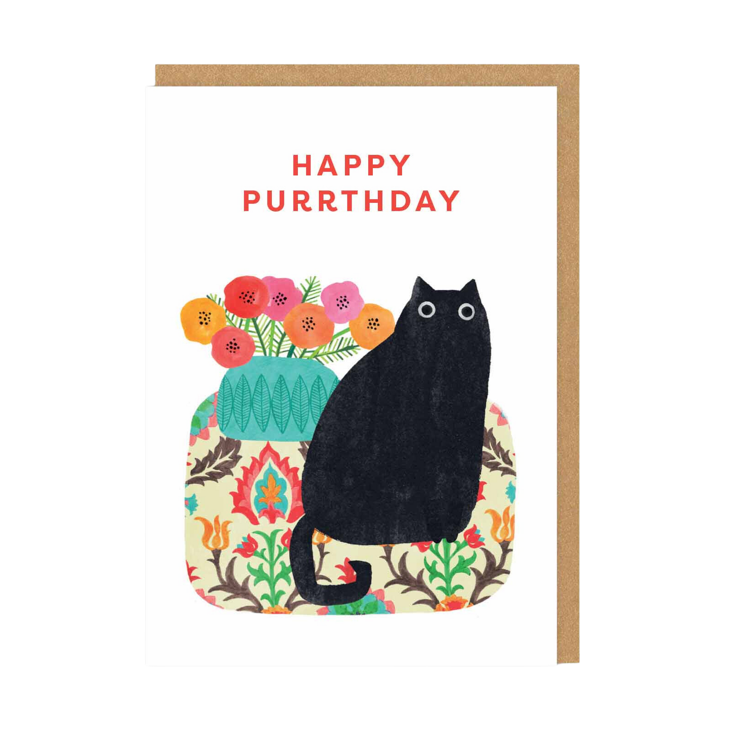 Happy Purrthday Black Cat