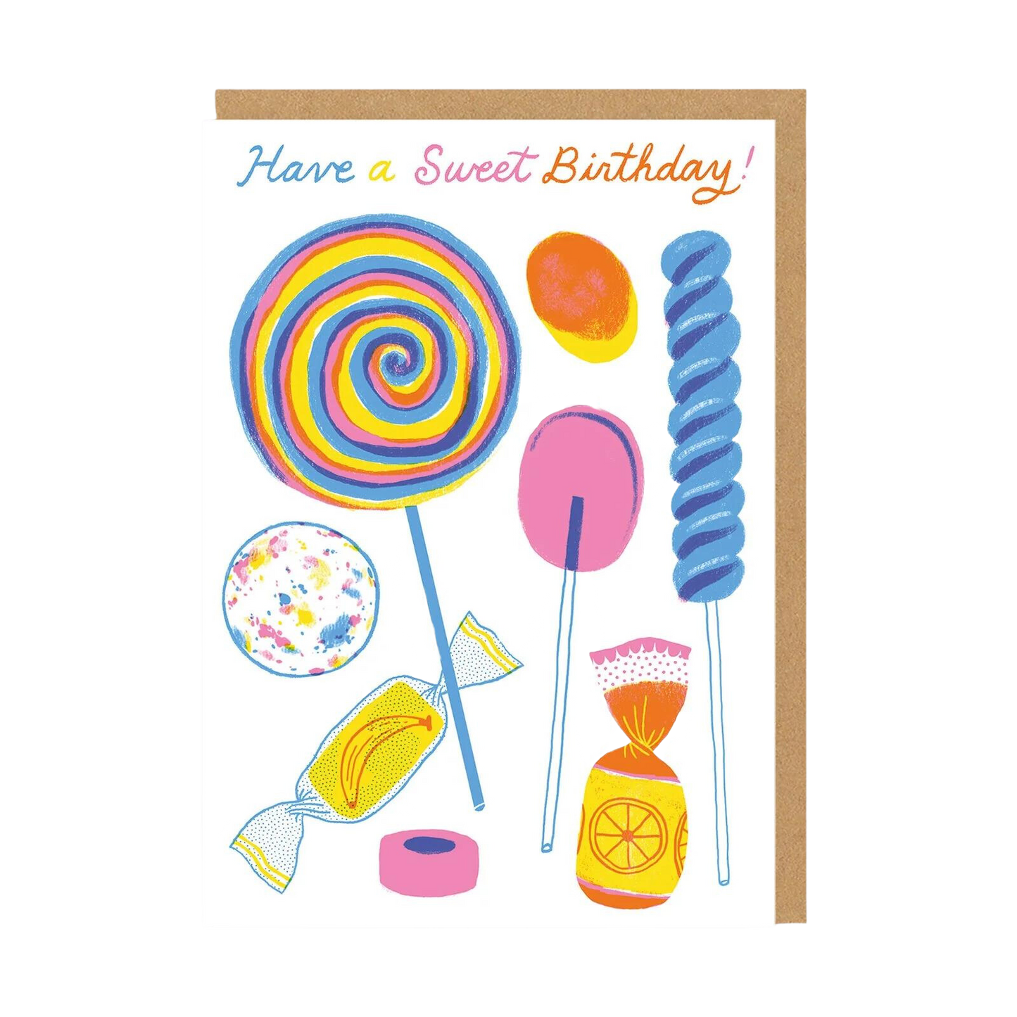 Sweetest Birthday Candy Greeting Card