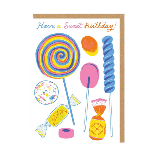 Sweetest Birthday Candy Greeting Card